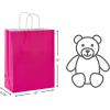 American Greetings 10″ Medium Gift Bags, Rainbow Solids (12-Count)(Multicolored)