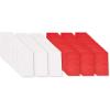 American Greetings 125 Sheets 20 in. x 20 in. Bulk Tissue Paper (Red, Green, White) for Christmas, Birthdays, Holidays and All Occasion(Red and White)