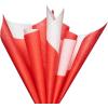 American Greetings 125 Sheets 20 in. x 20 in. Bulk Tissue Paper (Red, Green, White) for Christmas, Birthdays, Holidays and All Occasion(Red and White Tissue Paper Pack)