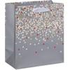 American Greetings 13″ Beverage Gift Bag Bundle With Tissue Paper (Assorted Designs) For Birthdays, Weddings, Bridal Showers And All Occasions (4 Bags, 15 Sheets)(SM SAP BAG BUNDLE GOLDSLVR 5CT)