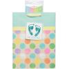 American Greetings 13″ Large Bag with Tissue Paper, Tiny Toes (1 Bag, 8-Sheets)(Tiny Toes)
