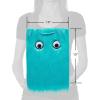 American Greetings 13″ Medium Fuzzy Gift Bag with Googly Eyes, Pink (1 Bag)(Aqua)