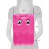 American Greetings 13″ Medium Fuzzy Gift Bag with Googly Eyes, Pink (1 Bag)(Pink 13″ Medium Fuzzy Gift Bag)