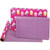 American Greetings 175 sq. ft. Reversible Wrapping Paper for Birthdays and All Occasions, Birthday Cupcakes (1 Roll, 30 in x 70 ft.)(Multicolor)