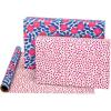 American Greetings 175 sq. ft. Reversible Wrapping Paper for Birthdays and All Occasions, Birthday Cupcakes (1 Roll, 30 in x 70 ft.)(Multicolor)