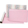 American Greetings 175 sq. ft. Reversible Wrapping Paper for Birthdays and All Occasions, Birthday Cupcakes (1 Roll, 30 in x 70 ft.)(Multicolored Polka Dots)