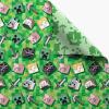 American Greetings 40 sq. ft. Reversible Minecraft Wrapping Paper for All Occasions (1 Roll, 30 in. x 192 in.)