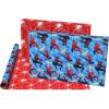 American Greetings 40 sq. ft. Reversible Spiderman Wrapping Paper for All Occasions (1 Roll, 30 in. x 192 in.)