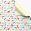 American Greetings 40 sq. ft. Reversible Wrapping Paper for Birthday, Designed by Kate Smith (1 Roll, 30 in. x 192 in.)