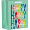 American Greetings 6.5″ Small Gift Bags for Birthday and Celebrations (5-Count)(SM BAG BNDL ALLOCC BLUEGRN 5CT)