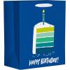 American Greetings 6.5″ Small Gift Bags for Birthday and Celebrations (5-Count)(SM BAG BNDL ALLOCC BLUEGRN 5CT)