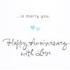 American Greetings Anniversary Card for Husband, Wife, Boyfriend, Girlfriend or Significant Other (To The One My Heart Loves Best)(Without-A-Doubt)