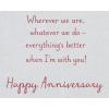 American Greetings Anniversary Card for Wife from Wife (The Best Wife)(Beautiful Life)