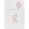 American Greetings Baby Girl Card (Lifetime of Love)(Bear with Balloon)