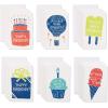 American Greetings Birthday Cards, Bold Birthday Designs (48-Count)(Ink-Stamped Artwork)