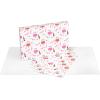 American Greetings Birthday Wrapping Paper Sheets with Gridlines, Feminine (16 Sheets, 30 in. x 20 in.)