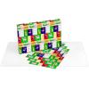 American Greetings Birthday Wrapping Paper Sheets with Gridlines, Party Hats (16 Sheets, 30 in. x 20 in.)(4FW 16SHT P BDY JUV REDBLUEGRN)