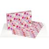 American Greetings Birthday Wrapping Paper Sheets with Gridlines, Pink Patterns (16 Sheets, 30 in. x 20 in.)(3FW 12SHT P FEM AO PINK PURPLE)