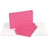 American Greetings Birthday Wrapping Paper Sheets with Gridlines, Pink Patterns (16 Sheets, 30 in. x 20 in.)(4FW 16SHT P TRND PEACH AND PNK)