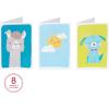 American Greetings Blank Cards with Envelopes for All Occasions, Unicorn, Floral, and Mermaids (48-Count)(Animals Blank Card Bundle  48-Count)