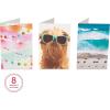 American Greetings Blank Cards with Envelopes for All Occasions, Unicorn, Floral, and Mermaids (48-Count)(Photography)
