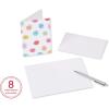 American Greetings Blank Cards with White Envelopes for All Occasions, Rainbow Designs (48-Count)