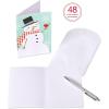 American Greetings Blank Christmas Cards with Envelopes, Snowman (48-Count)
