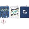 American Greetings Blank Congratulations and Graduation Cards Pack, Bright and Trendy (48-Count)(Bright and Trendy)