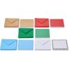 American Greetings Blank Holiday Cards with Envelopes, Kraft, Red, Green and Blue (200-Count)