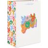American Greetings Gift Bags for Birthday and Celebrations, Designed by Stop The Clock (4 Bags, 2 Medium 10″, 2 Large 13″)(MD LG BAG BNDL KATE SMITH 5CT)