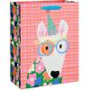 American Greetings Gift Bags for Birthday and Celebrations, Designed by Stop The Clock (4 Bags, 2 Medium 10″, 2 Large 13″)(MD LG BAG BNDL STOPTHECLOCK4CT)