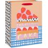 American Greetings Gift Bags for Birthday and Celebrations, Designed by Stop The Clock (4 Bags, 2 Medium 10″, 2 Large 13″)(MD LG BAG BNDL STOPTHECLOCK4CT)