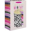American Greetings Gift Bags for Birthday and Celebrations, Designed by Stop The Clock (4 Bags, 2 Medium 10″, 2 Large 13″)(MD LG BAG BNDL STOPTHECLOCK4CT)
