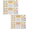 American Greetings Kids Sticker Sheets, Mini Icons (240-Count)(Sports  Animals  Space)