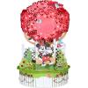 American Greetings Magic Moments Displayable Romantic Pop Up Paper Flower Bouquet All Occasion Card(Evdy SAP Mickey Minnie Tree Canopy)