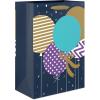American Greetings Multi Design Wine Gift Bags, All Occasions (5 Bags)(MD BAG BNDL ALLOCC SLVRGLD 4CT)