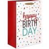American Greetings Multi Design Wine Gift Bags, All Occasions (5 Bags)(MD BAG BNDL ALLOCC SLVRGLD 4CT)