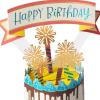American Greetings Pop Up Birthday Card (Biggest Smile)(Pop Up Object Cake)