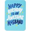 American Greetings Pop Up Birthday Card for Husband (Crazy Life)(Awesome Husband Lettering)
