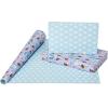 American Greetings Reversible All-Occasion and Birthday Wrapping Paper, Disney Frozen (1 Pack, 75 sq. ft.)