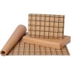 American Greetings Reversible Brown Wrapping Paper for All Occasions, Kraft Paper and Plaid (1 Jumbo Roll, 175 sq. ft.)