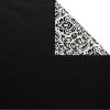 American Greetings Reversible Wrapping Paper, Black and Damask (1 Jumbo Roll, 175 sq. ft.)