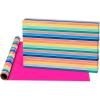 American Greetings Reversible Wrapping Paper Jumbo Roll for All Occasions, Navy and Stripes (1 Roll, 175 sq. ft.)(Rainbow  Polka Dots  Stripes and Ombre)