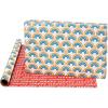 American Greetings Reversible Wrapping Paper Jumbo Roll for All Occasions, Navy and Stripes (1 Roll, 175 sq. ft.)(Rainbow  Polka Dots  Stripes and Ombre)