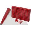 American Greetings Reversible Wrapping Paper, Red and Black Plaid (1 Jumbo Roll, 175 sq. ft.)(Red and Black)