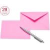 American Greetings Single Panel Blank Cards with Envelopes, Rainbow Colors (200-Count)(pastel blue  pink  purple  teal  yellow  green)