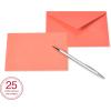 American Greetings Single Panel Blank Cards with Envelopes, Rainbow Colors (200-Count)(red  pink  orange  yellow  blue  purple)