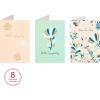 American Greetings Sympathy Cards Assortment, 6 Nature-Inspired Designs (48-Count)(6 Nature-Inspired Designs)