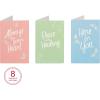 American Greetings Sympathy Cards Assortment, 6 Nature-Inspired Designs (48-Count)(Hand-Lettered)