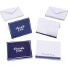 American Greetings Thank You Cards with Envelopes, Blue and White (50-Count)(Blue and White)
